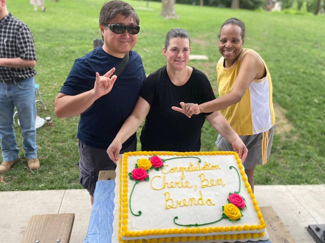 Congratulations Cherie, Ben, Brenda (1)