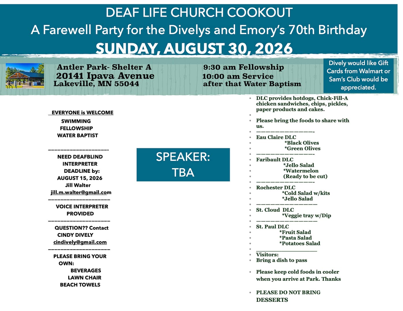 3 rd DLC cook out.1